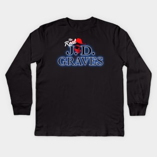 The Real J.D. Graves Logo Kids Long Sleeve T-Shirt